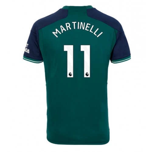 Pánský Fotbalový dres Arsenal Gabriel Martinelli #11 2023-24 Třetí Krátký Rukáv